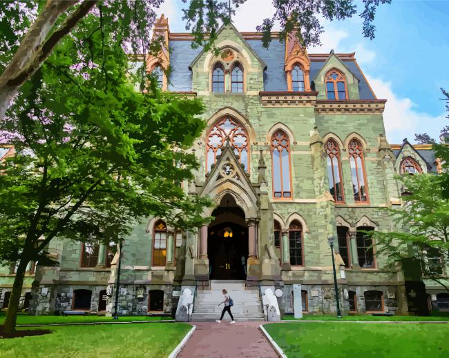 University Of Pennsylvania Building Diamond Painting