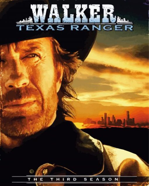 Walker Texas Ranger Poster Diamond Paintings