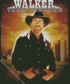 Walker Texas Ranger Poster Diamond Painting