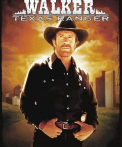 Walker Texas Ranger Poster Diamond Painting