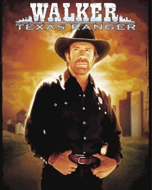 Walker Texas Ranger Poster Diamond Painting