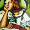 Wide Brimmed Hat Lempicka diamond painting