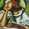 Wide Brimmed Hat Lempicka diamond painting