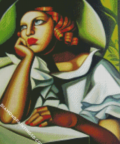 Wide Brimmed Hat Lempicka diamond painting