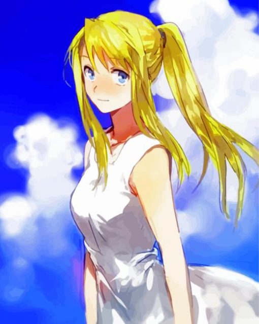 Winry Rockbell Anime Girl Diamond Paintings