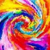 Abstract Colorful Tornado Diamond Painting