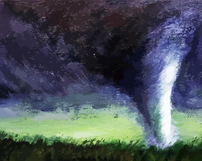 Abstract Tornado Diamond Paintings