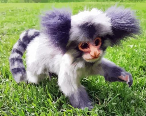 Adorable Marmoset Diamond Paintings