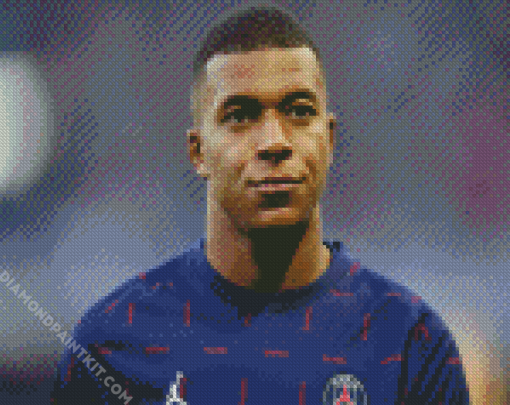 Kylian Mbappe Player Diamond Paintings