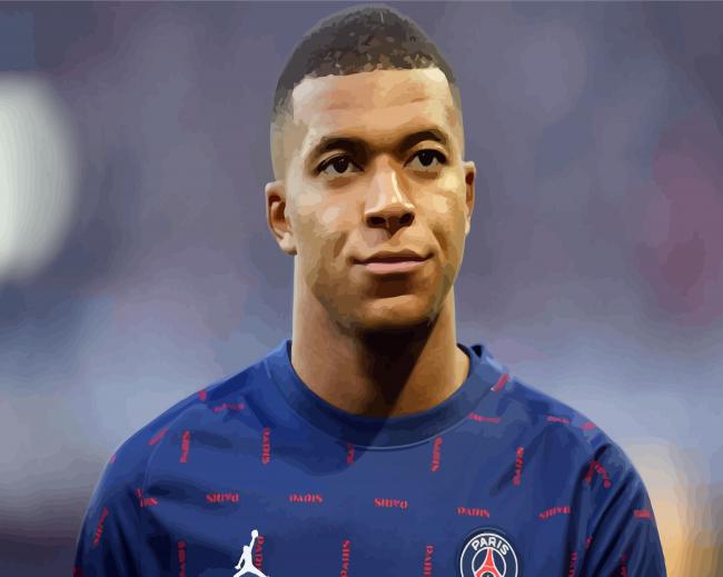 Kylian Mbappe Player Diamond Paintings