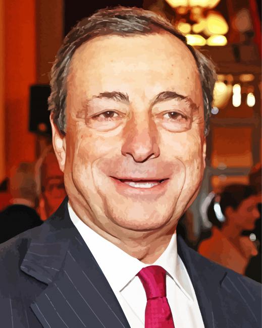 Aesthetic Mario Draghi Diamond Paintings