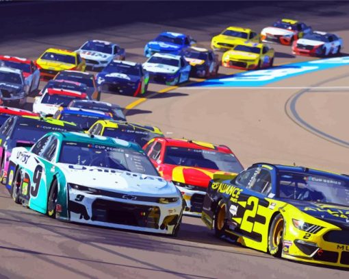 Aesthetic Nascar Racing Diamond Paintings