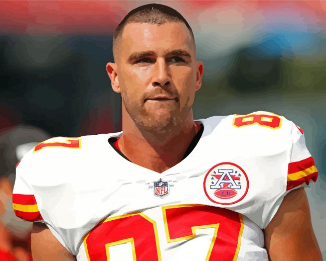 Aesthetic Travis Kelce Diamond Painting