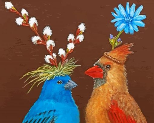 Aesthetic Birds Diamond Paintings