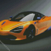 Orange Mclaren Diamond Paintings