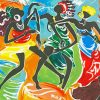 African Dancers Diamond Paintings