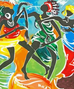 African Dancers Diamond Paintings