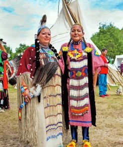 American Native Indian Ladies Diamond Paintings