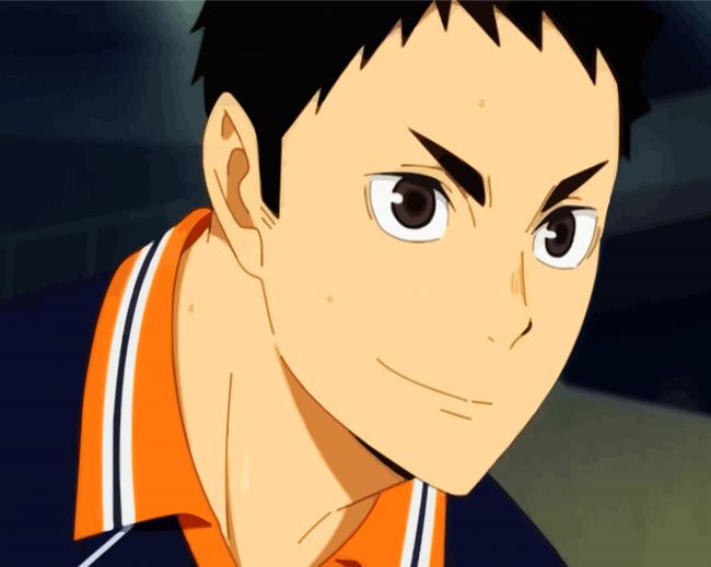 Anime Haikyuu Daichi Sawamura diamond painting