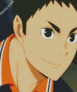 Anime Haikyuu Daichi Sawamura diamond painting