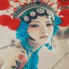 Asian Lady With Headdress diamond painting