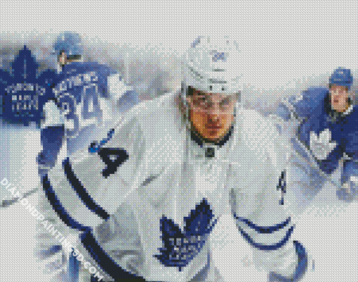 Auston Matthews Toronto Maple Leafs diamond painting