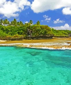 Beach In Niue Island Diamond Paintings