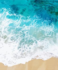 Beautiful Beach And Waves Diamond Paintings