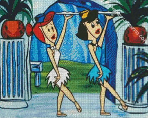 Betty And Wilma diamond painting