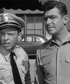 Black And White Andy Griffith Characters Diamond Paintings