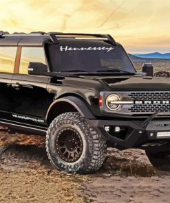 Black Ford Bronco Car Diamond Paintings