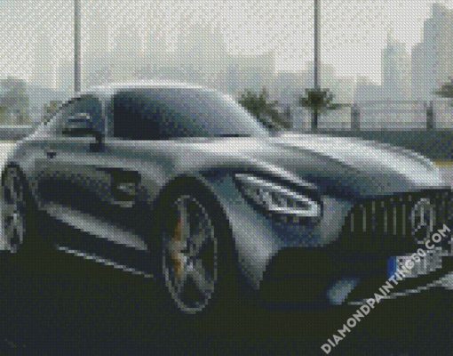 Black Mercedes Amg Gt Car diamond paintings