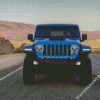 Blue Jeep diamond painting