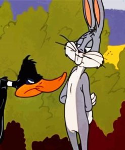 Bugs Bunny And Daffy Duck diamond painting