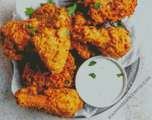 Buttermilk Fried Chicken diamond painting