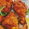 Buttermilk Fried Chickens diamond painting