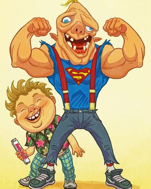 Chunk And Sloth The Goonies Diamond Paintings