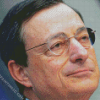 Close Up Mario Draghi Diamond Painting