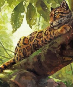 Clouded Leopard Diamond Paintings