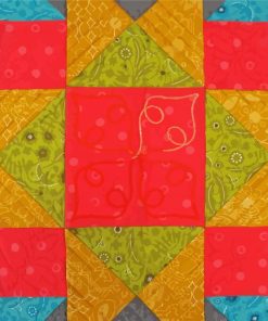 Colorful Quilt Block Diamond Paintings