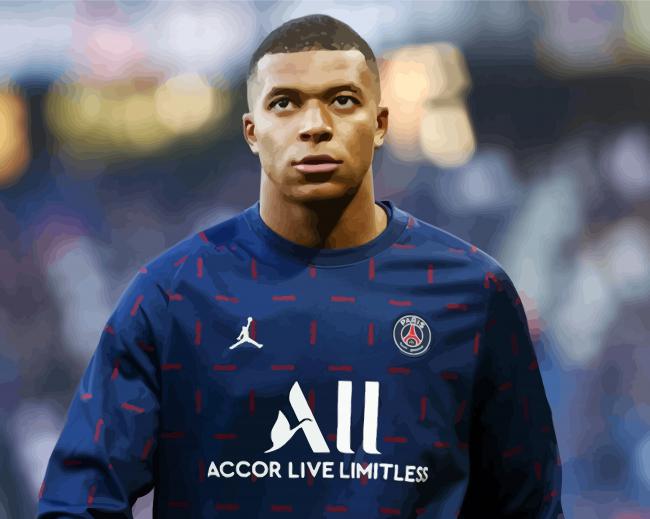 Cool Kylian Mbappe Diamond Paintings