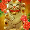 Cute Lucky Cat Art Diamond Paintings