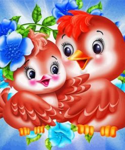 Cute Birds Diamond Paintings