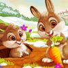 Cute Bunnies Diamond Paintings