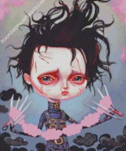 Cute Edward Scisorhands Diamond Paintings