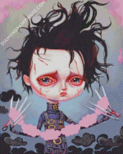 Cute Edward Scisorhands Diamond Paintings