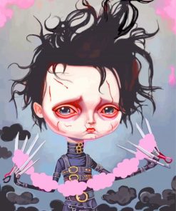 Cute Edward Scisorhands Diamond Paintings