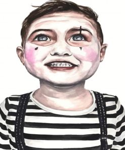 Mime Boy Diamond Paintings