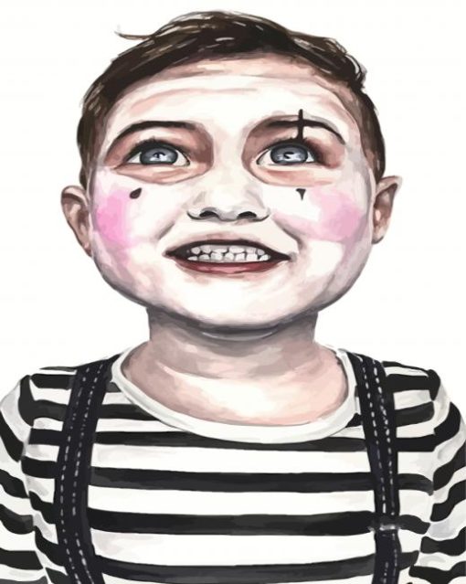 Mime Boy Diamond Paintings