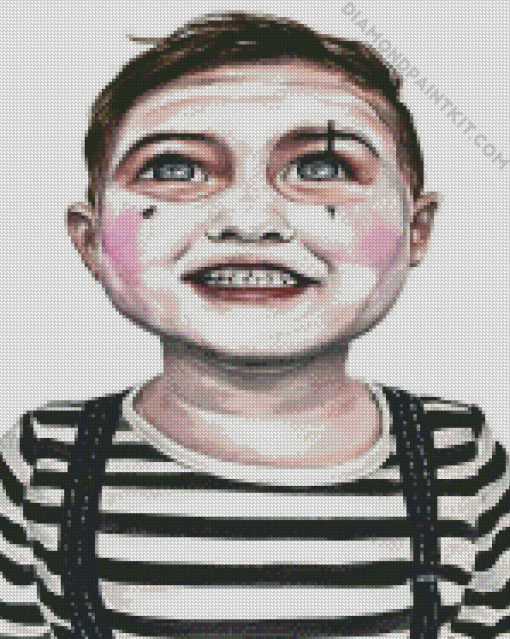 Mime Boy Diamond Paintings